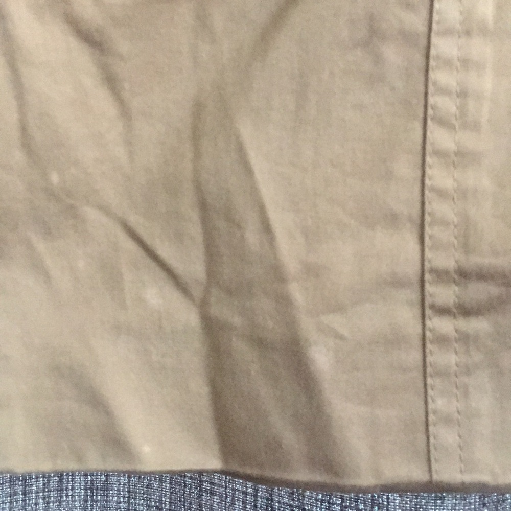 Burberry London khaki safari skirt Cargo Authentic Button Side - Picture 2 of 8